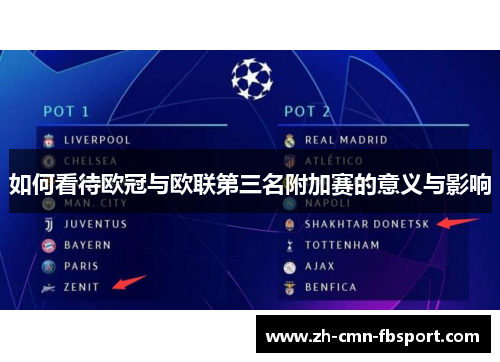 如何看待欧冠与欧联第三名附加赛的意义与影响
